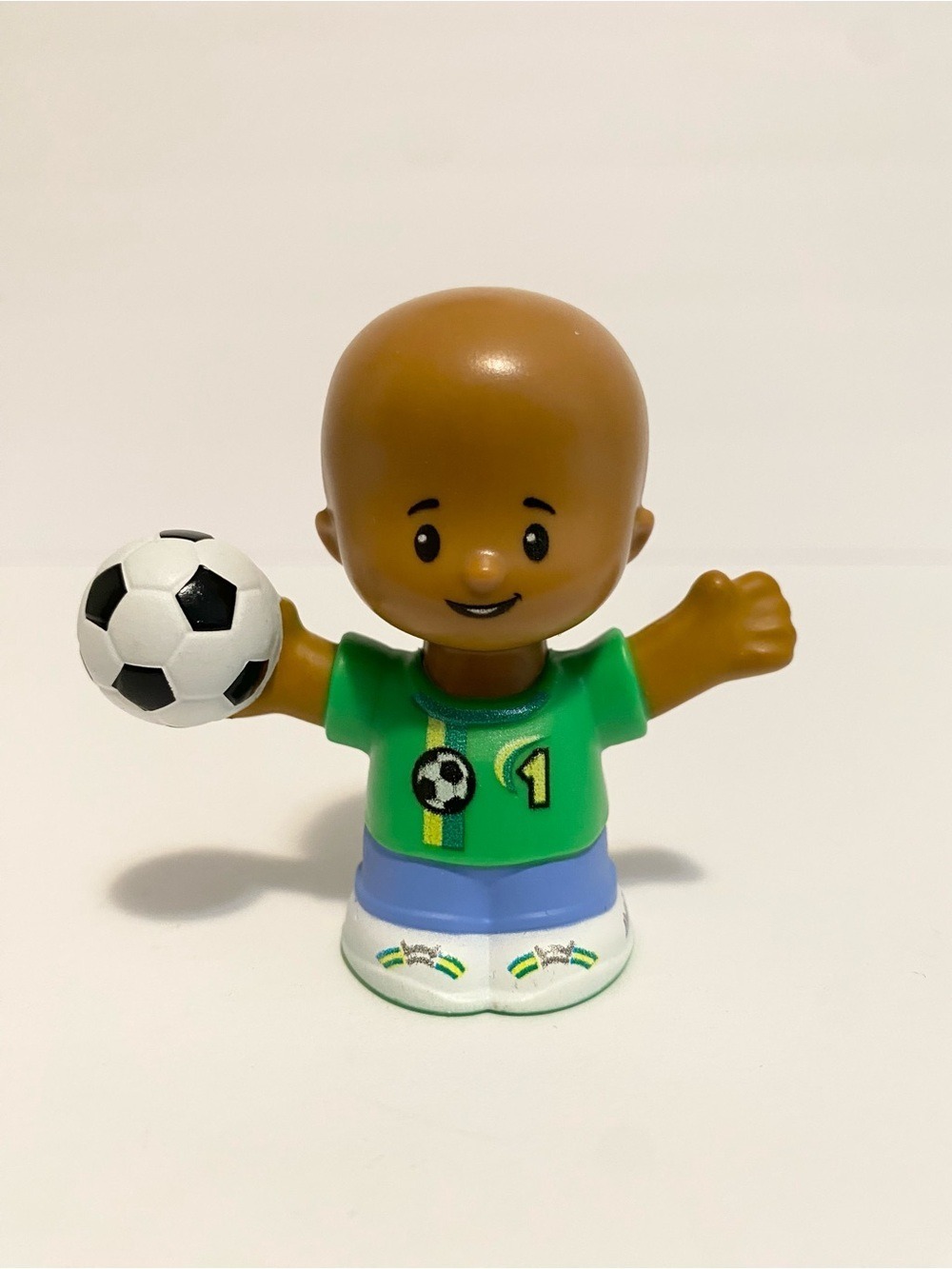 Little People Soccer Player Kid Alopecia Bald School Playset Play Yard 4/$20 🛑